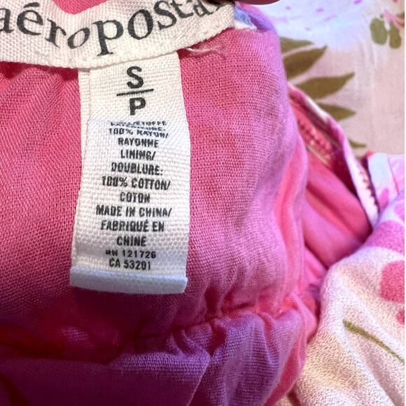 Aeropostale, Spaghetti Strap Floral Summer Dress, Lined, S - Picture 5 of 12